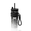 SDGA+ 24 oz Stainless Steel Tumbler with Lid and Straw, Insulated Water Bottle Leak Proof for Hot and Cold, Portable Travel Coffee Mug, Reusable Coffee Cup for Women, Cherry