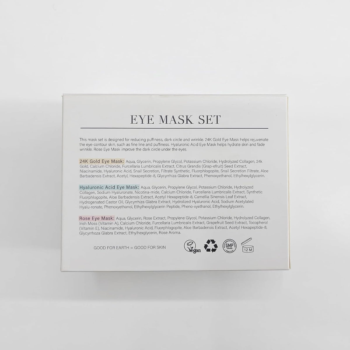 PEAUAMIE Under Eye Patches Gold and Hyaluronic Acid for puffy eyes,Rose Eye Masks for Dark Circles and Puffiness skin care Smooth Wrinkles products 30 Pairs