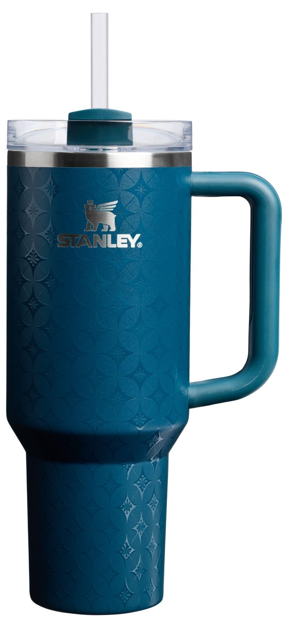 STANLEY Quencher H2.0 Tumbler with Handle and Straw 40 oz Flowstate 3-Position Lid Cup Holder Compatible for Travel Insulated Stainless Steel Cup BPA-Free Rose Quartz 2.0