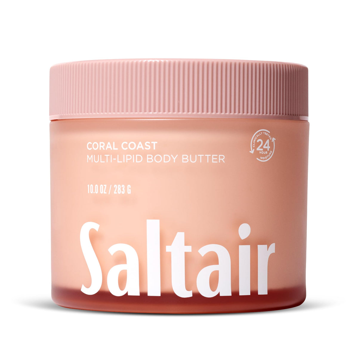 Saltair Multi-Lipid Body Butter - Rich, Nourishing Hydrating Body Cream with Ceramide Complex, Coconut Oil, Shea Butter, and Sea Buckthorn. Moisturizing Dry Skin Care. 10oz Jar - Santal Bloom