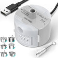 Ultra-Quiet Replacement Pump for Stainless Steel Cat Water Fountains - SMA-800 Motor - Safe and Easy to Clean with Low Voltage DC 5V and USB Cable (Pump) (Side Pump)