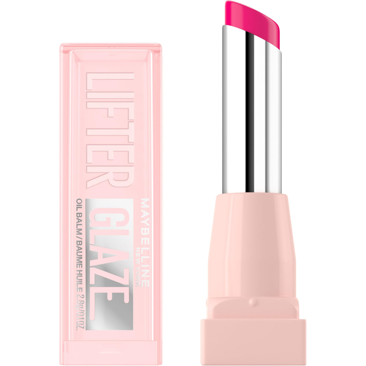 MAYBELLINE Lifter Glaze Oil Balm with Hyaluronic Acid and Hydrating Oil Blend, Lip Balm with 24HRs of Smooth, Moisturizing Shine, Acai Glaze (Sheer Black Cherry)