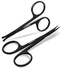 Utopia Care Eyebrow Scissors, Professional Stainless Steel Small Shears for Men and Women, Nose Hair Scissors for Grooming Mustache, Beard, Eyelashes, Ear Hair Trimming, Silver