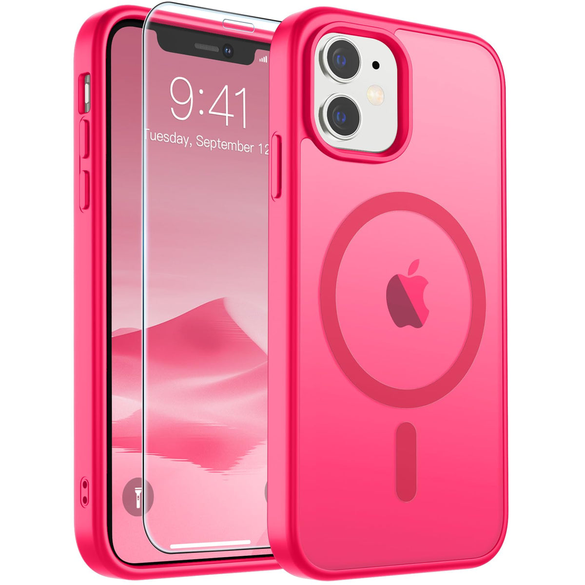 SUPFINE Magnetic for iPhone 13 Case/iPhone 14 Case Black