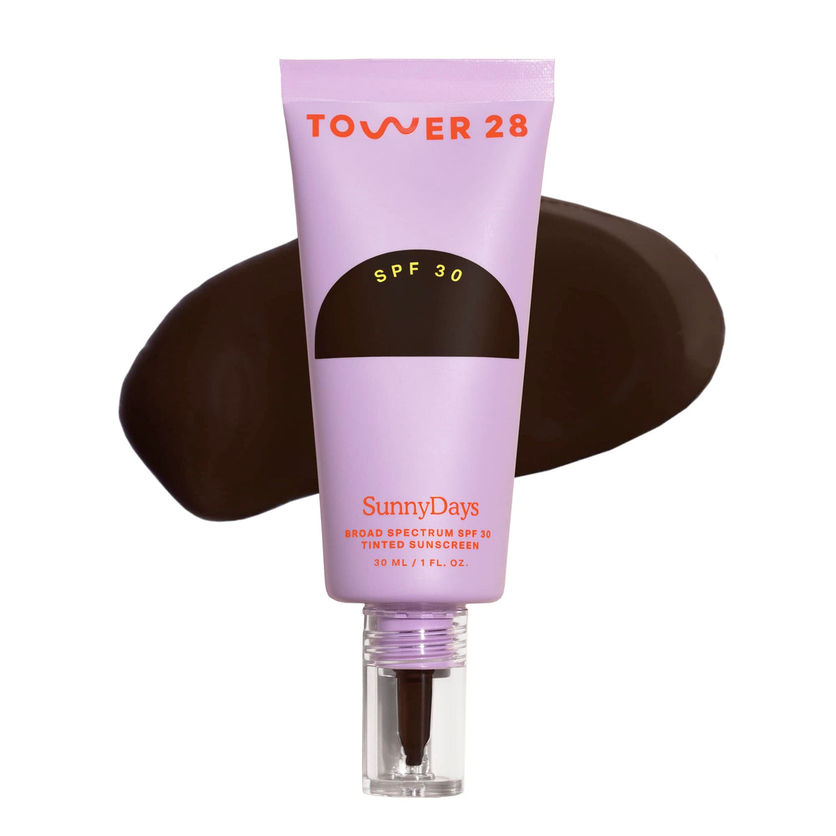 Tower 28 SunnyDays SPF 30 Tinted Moisturizer - 2-in-1 Buildable Coverage Foundation + Mineral Sunscreen for Face - Zinc Oxide, Aloe & Prickly Pear for Sensitive Skin - 15 Light/Warm (1 oz)