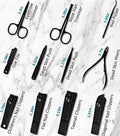 MINKINH Manicure Set Professional Nail Clipper Kit-26 Pieces, Brown | Stainless Steel Manicure Kit, Nail Care Tools with Travel Case for Men & Women, Hand & Foot Care, Gift for Family & Friends