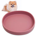Silicone Dog Food Plate Shallow Dog Bowl Flat Cat Dish Small Puppy Plates for Small Dogs and Cats Whisker Fatigue Pet Feeding Bowls for Dry and Wet Food (Green)