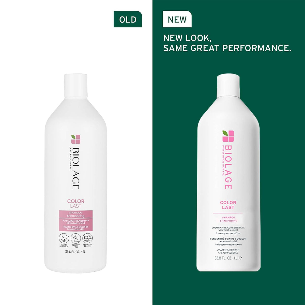 Biolage Color Last Shampoo & Conditioner Set - Helps Protect and Maintain Color-Treated Hair, Hydrates and Adds Shine, Paraben & Silicone-Free, Vegan