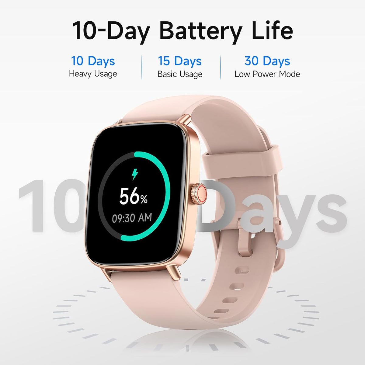 Smart Watch for Women, 1.85" HD Smartwatch (Answer/Make Calls), 2 Bands