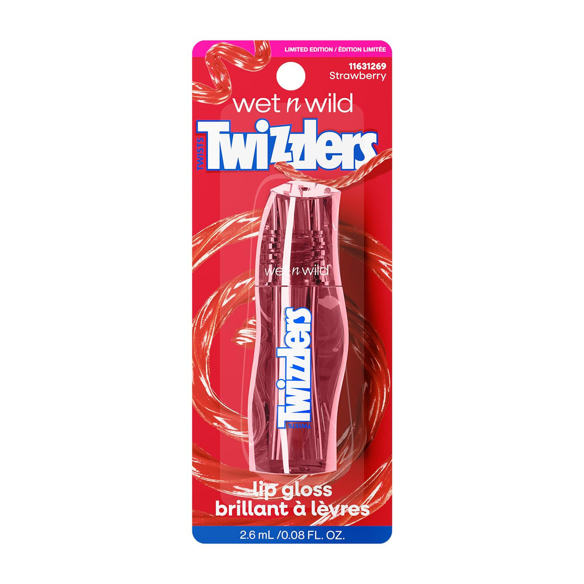 Twizzlers Lip Gloss - Strawberry - Hershey's Trick-or-Treat Halloween Candy