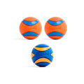 Chuckit! Ultra Ball Dog Toy - Medium Bouncy Fetch Balls For Dogs 20-60 lbs - Made from Durable Rubber - Floating Water Pet Toys - Size Medium - 2.5-inch Diameter - Pack of 4