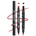 5PCS Double-headed Liquid Winged Black Eyeliner Stamp Pen Set | Eye Liner Pencil Long-lasting Waterproof, Stamp Eyeliner Set for Eye Makeup - Star, Heart, Flower, Butterfly, Triangle