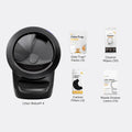 Litter-Robot 4 Supply Bundle by Whisker, Black - Automatic | Automatic, Self-Cleaning Cat Litter Box, Includes 3 OdorTrap Refills, 10 Liners, 30 Cleaner Wipes, & 2 Carbon Filters