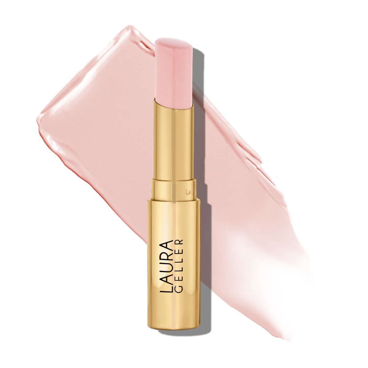 LAURA GELLER NEW YORK Jelly Balm Tinted Lip Balm – Just Peachy – Hydrating Lip Color with Shine Finish – Squalane & Vitamin E – Buildable Sheer to Medium Coverage – Vegan & Cruelty-Free