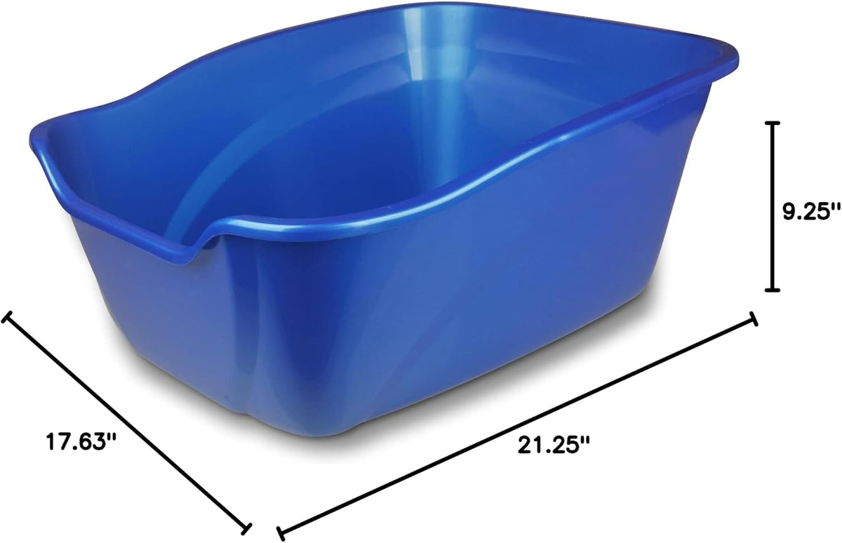 Pureness Giant High Sides Cat Litter Pan, Colors may Vary.