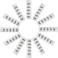 Jetec 12 Pcs Charging Cable Protector Silicone Spiral Charger Cable Saver