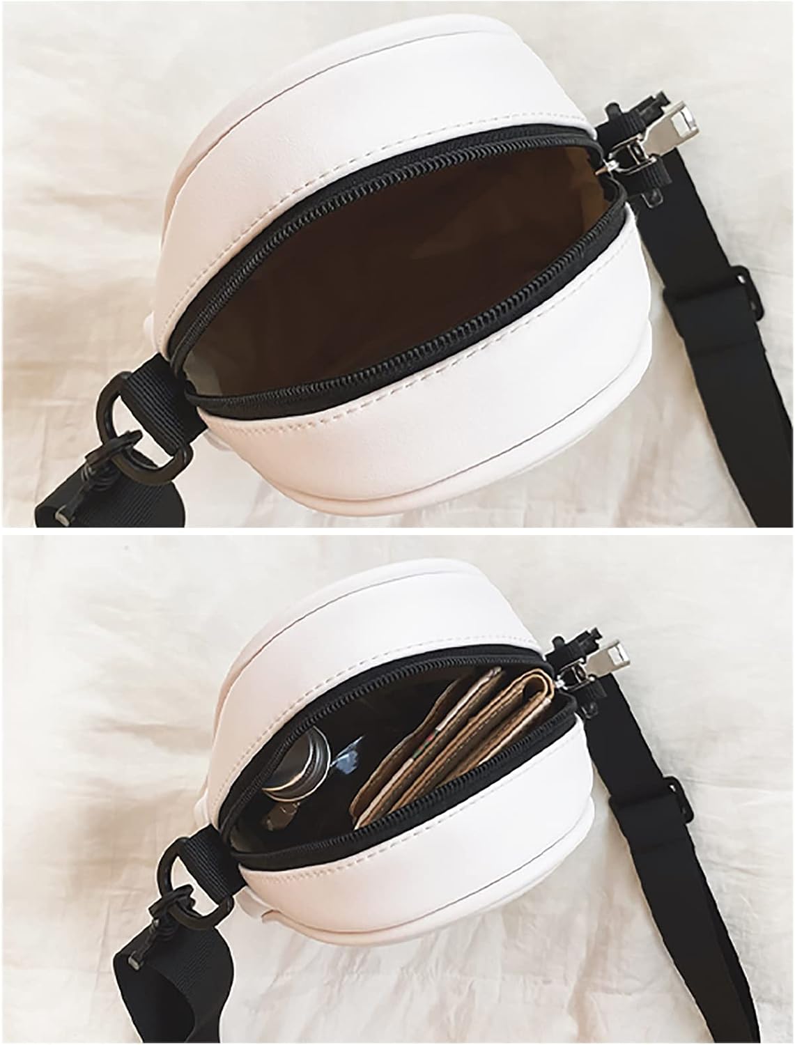 Halloween Purse Novelty Ghost Purse for Women Men Cute Crossbody Bag Satchel Bag Novelty Shoulder Bag