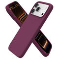 ORNARTO for iPhone 17 Pro Max Case, Liquid Silicone, Chalk Pink