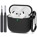 for AirPods 4/5 Case Cover with Cleaner kit, Midnight Blue