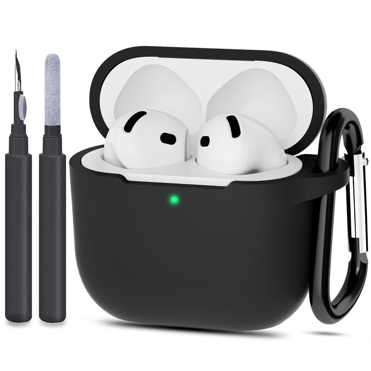 for AirPods 4/5 Case Cover with Cleaner kit, Midnight Blue