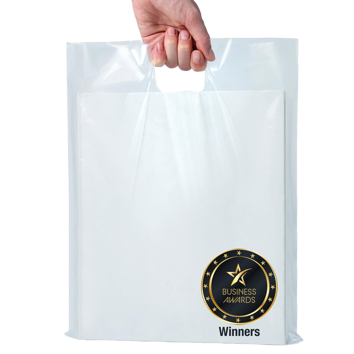 Choice Marts 100 Halloween Candy Bags Bulk 12x15 Treat Bags with Handles