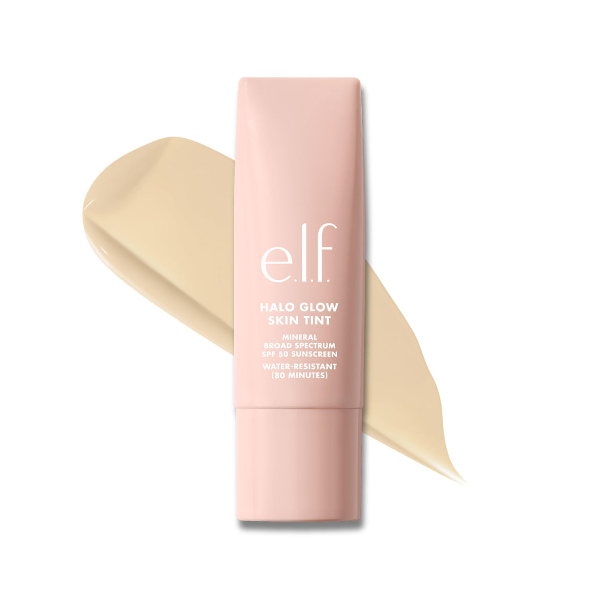 e.l.f. Halo Glow Skin Tint SPF 50, Tinted Moisturizer For Light, Buildable Coverage, Creates A Natural Glow, Vegan & Cruelty-Free, 3 Fair Cool