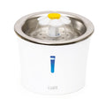 Catit LED Flower Fountain with Triple Action Filter, Cat Drinking Water Fountain, Blue, 3 L