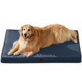 BFPETHOME Outdoor Dog Beds for Large Dogs, Waterproof Dog Bed for Medium, Large, Extra Large Dogs, Orthopedic Pet Bed with Removable Washable Cover, Egg Crate Foam Pet Bed Mat. (36 x 27 in, Grey)