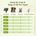 Pecute Skin Friendly Self-Cleaning Slicker Brush for Dog & Cat Shedding Season, Lightweight Undercoat Hair Removal Dog Brush Cat Brush for White-Coated, Long, Thick & Double-Coated Large Dogs
