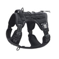 Auroth Tactical Dog Harness for Large Dogs No Pull Adjustable Pet Harness Reflective K9 Working Training Easy Control Pet Vest Military Service Dog Harnesses Army Yellow L