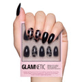 Glamnetic Halloween Press On Nails, Short Almond Glossy, Ghost Besties
