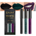 evpct 3Pcs Dark Red Purple Plum Matte Liquid Lipstick Sets for Women Matte Lip Stain Long Lasting Waterproof, Burgundy Blood Blue Red lipstick, Black Cherry Maroon Gothic 24 Hours Magic Lipsticks