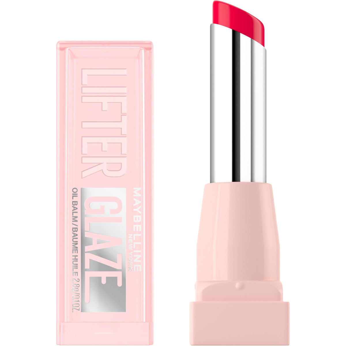 MAYBELLINE Lifter Glaze Oil Balm with Hyaluronic Acid and Hydrating Oil Blend, Lip Balm with 24HRs of Smooth, Moisturizing Shine, Acai Glaze (Sheer Black Cherry)