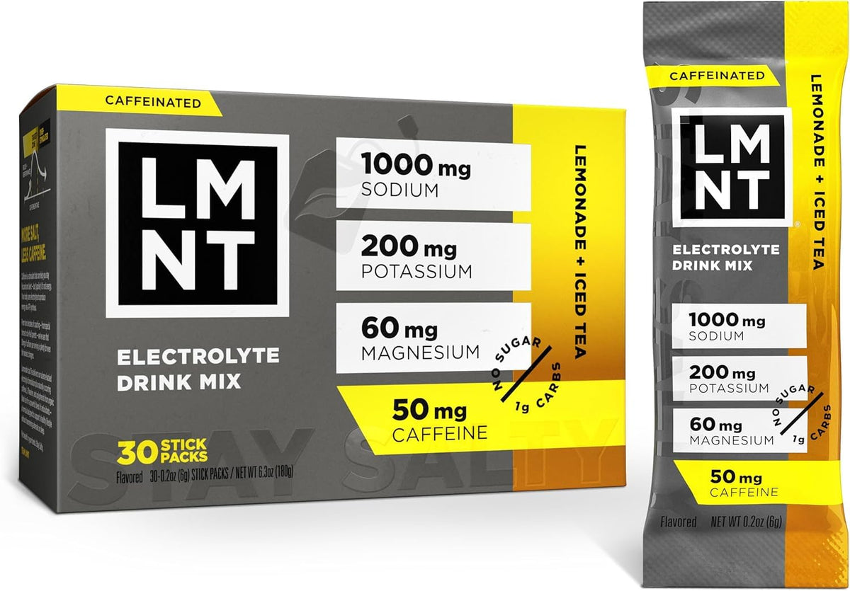 LMNT Zero Sugar Electrolytes - Watermelon Salt | Drink Mix | 30-Count