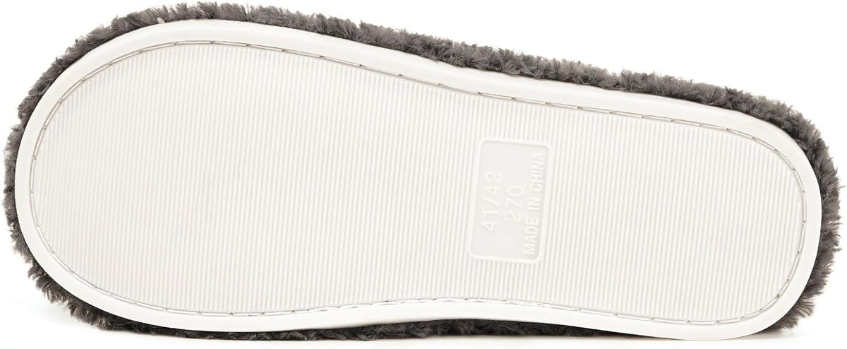 Men's Cozy Slippers Warm Fuzzy Slip On House Slippers | Memory Foam,Anti-slip,Lightweight