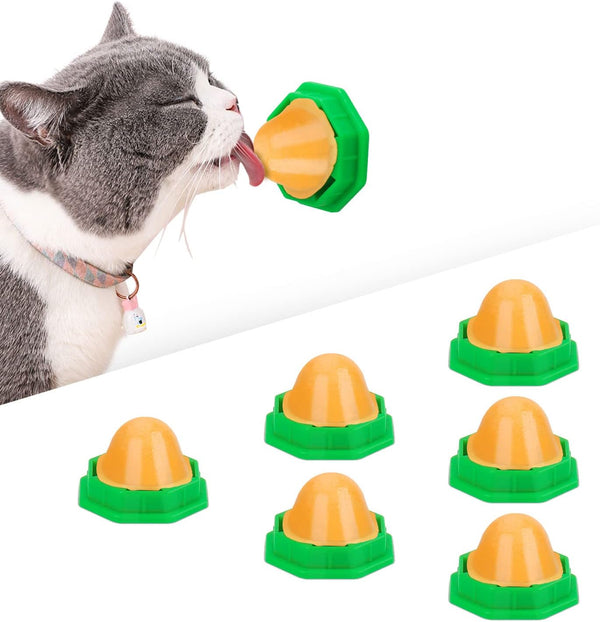 Potaroma 6 Pack Cat Energy Ball Toys, Includes Catnip for Cats Lick