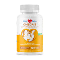 Omega 3 Fish Oil for Dogs - with Omega 3, 6, and 9, Vitamin E for Dog Shedding, Itchy, Dry Skin, Joint & Heart Support (Soft Chews)