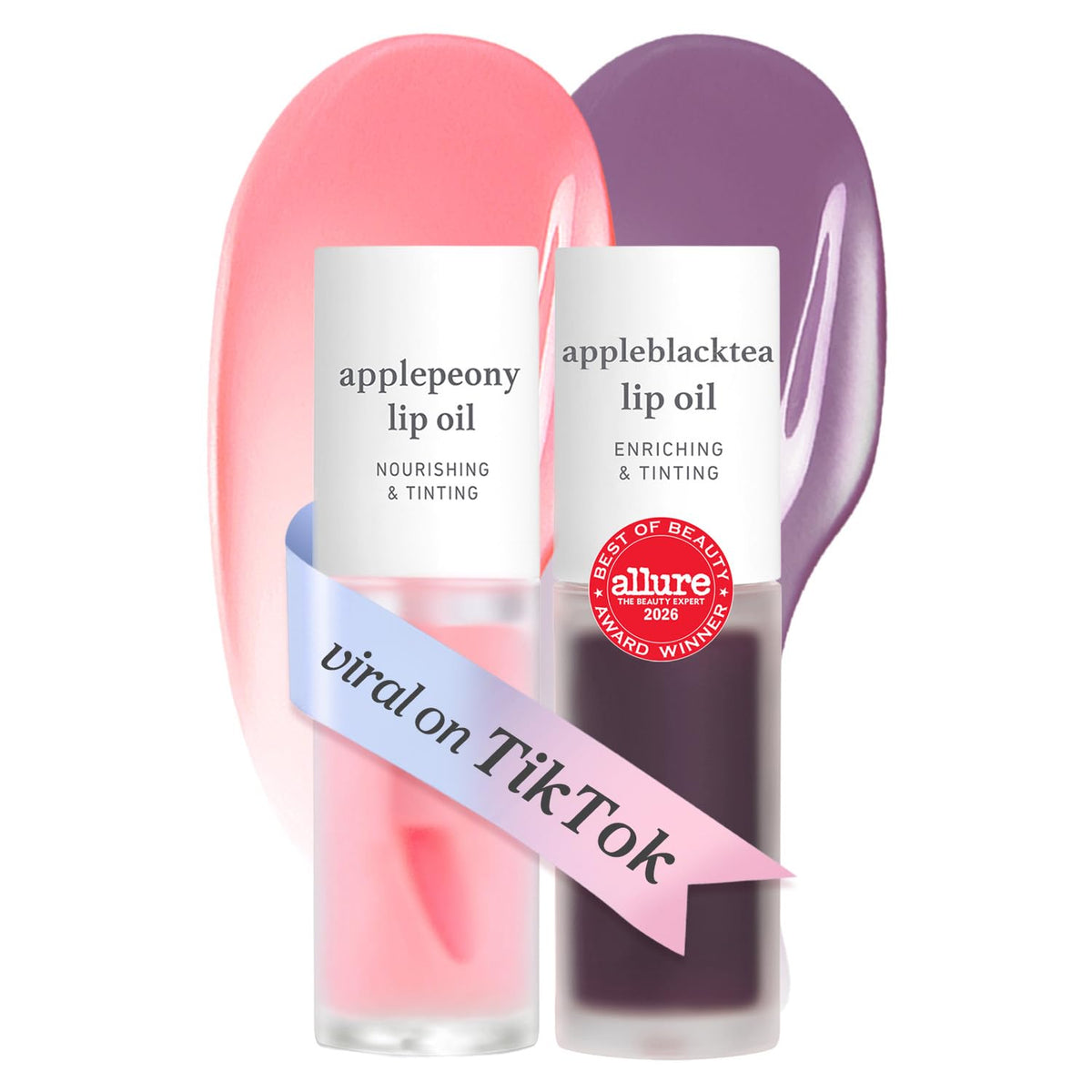 NOONI Korean Lip Oil - Appleberry - pH Color-Changing Plumping Lip Gloss