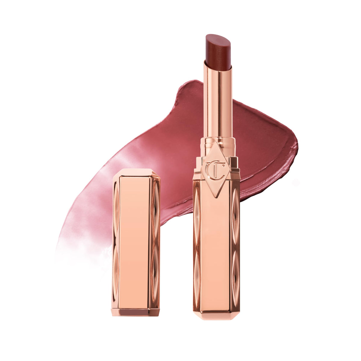 Charlotte Tilbury Pillow Talk Blush Balm Lip Tint - Long-Lasting, Buildable Sheer Tint with Peptides for Hydrated, Blushed Looking Lips - 24 HR Hydration