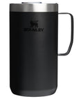 STANLEY Everyday Camp Mug 24oz | Drink Through Lid | Cup for Coffee, Tea and Drinks | Insulated Stainless Steel Coffee Mug | BPA-Free | Hammertone Green