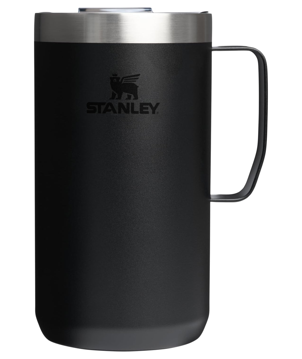 STANLEY Everyday Camp Mug 24oz | Drink Through Lid | Cup for Coffee, Tea and Drinks | Insulated Stainless Steel Coffee Mug | BPA-Free | Hammertone Green
