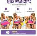 Dog Life Jacket with Chin Float, 2026 New Front Float Dog Life Jacket with Chin Support for Pool Boating, Dog Life Jackets with Head Support for French Bulldog (A, X-Small)