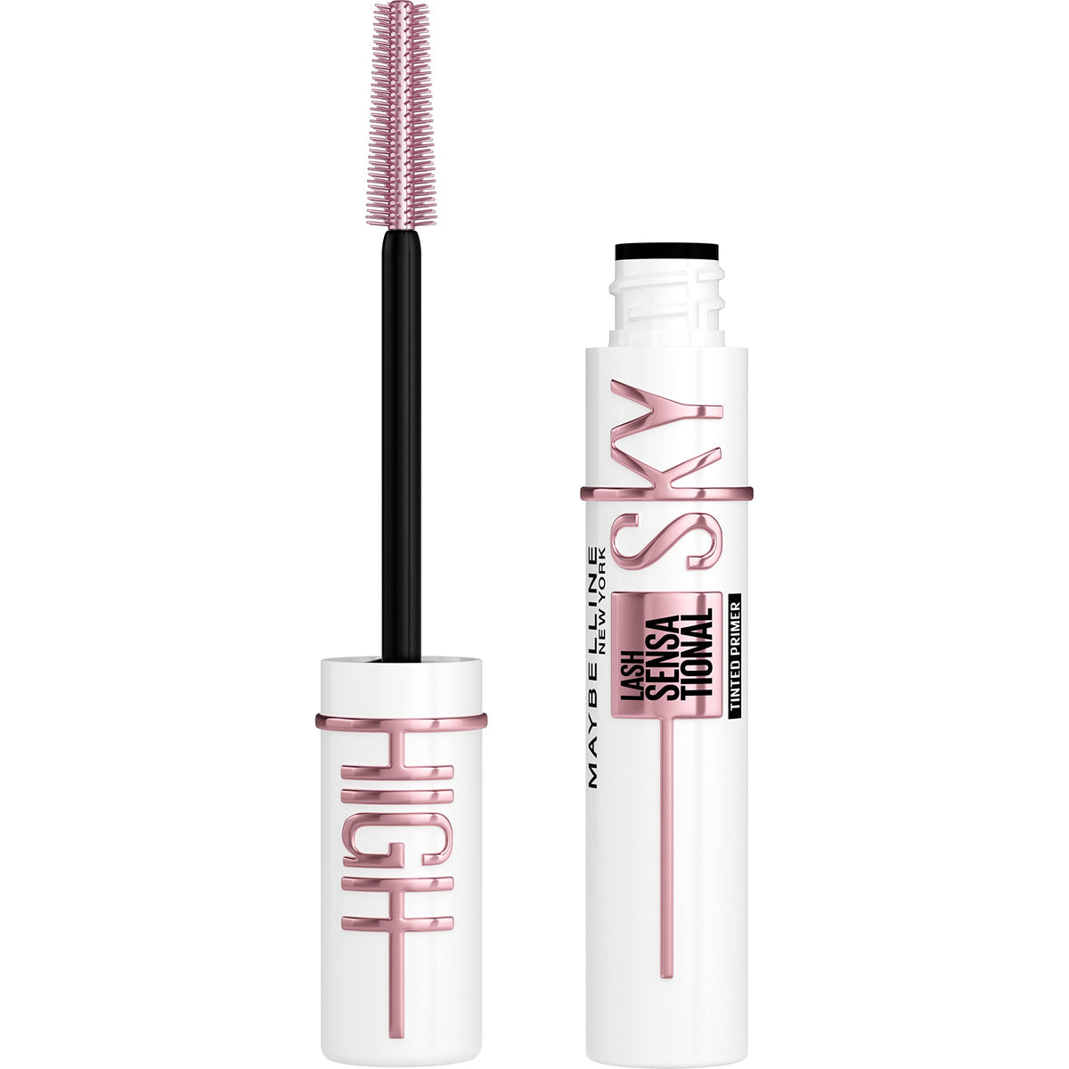 Maybelline Lash Sensational Sky High Washable Mascara Makeup, Volumizing, Lengthening, Defining, Curling, Multiplying, Buildable Formula, Cosmic Black, 1 Count