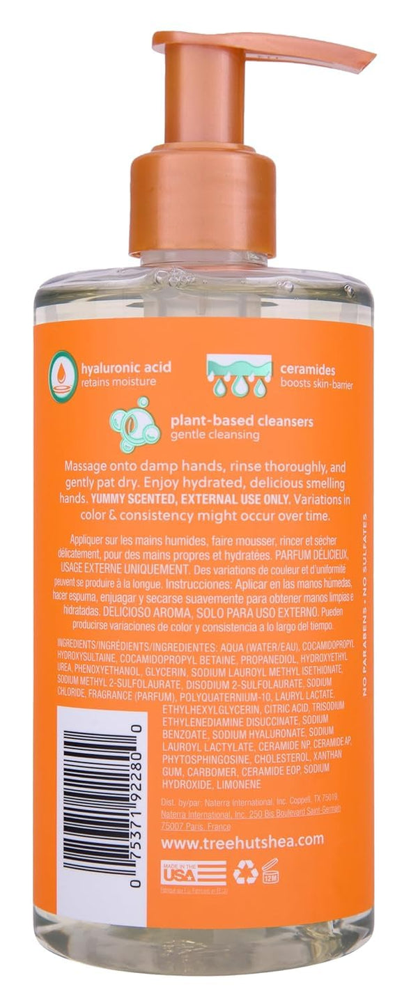Tree Hut Serum Infused Hand Wash, Tangerine, 11 Fl Oz | Nourish & Hydrate Hands with Strengthening Skin Care, Long Lasting Scent, Cleanse & Lock in Moisture