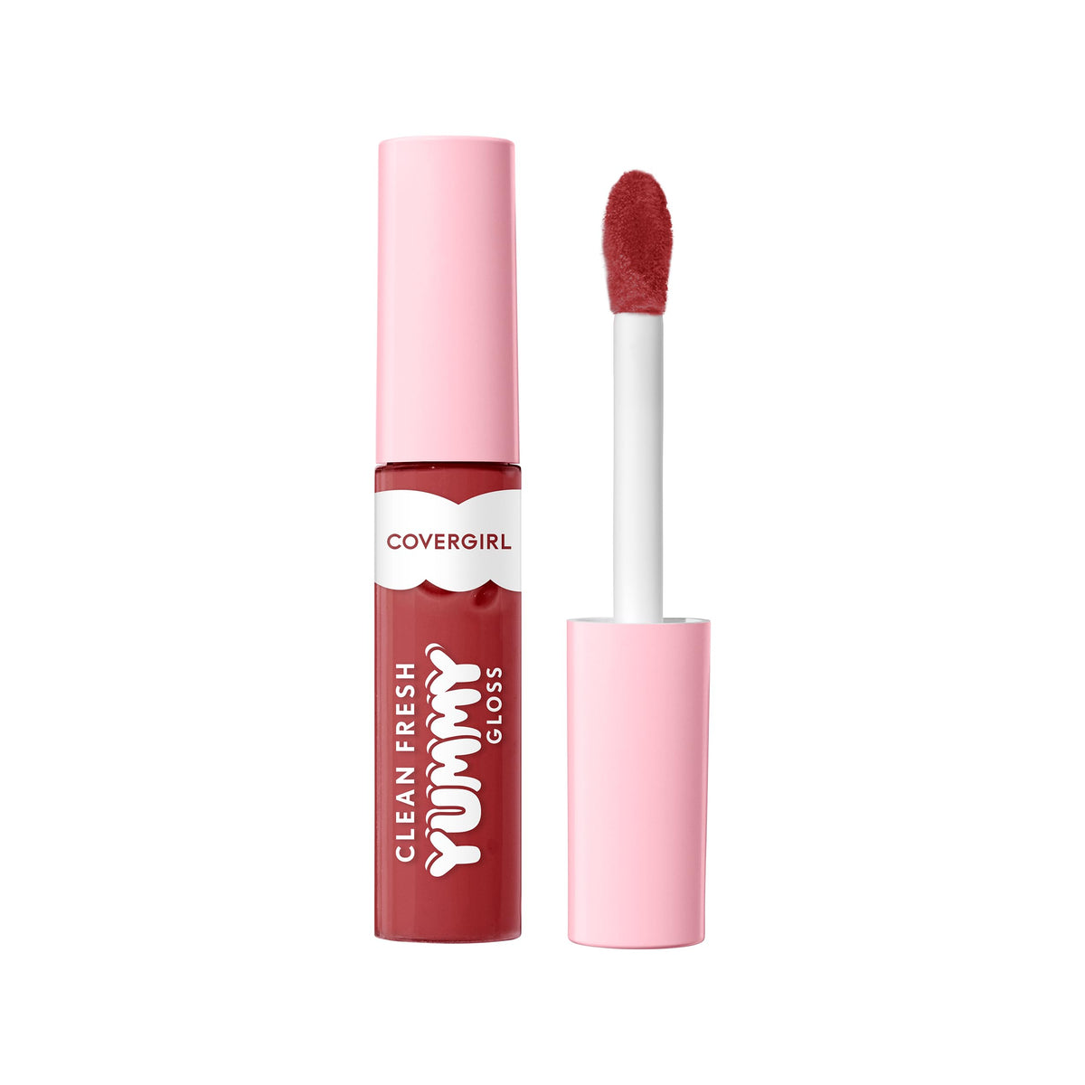 COVERGIRL Clean Fresh Yummy Lip Gloss, Sheer, Natural Scents, Vegan Formula - 120 Sunshine Rays, 0.33 fl oz
