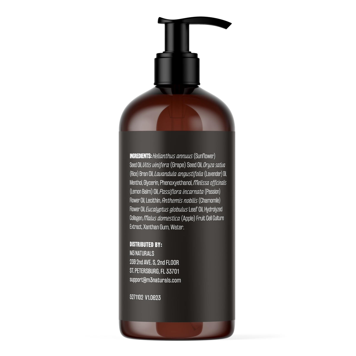 Firming Body Massage Oil with Collagen for Cellulite – 8 Fl Oz by M3