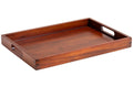 Home Redefined 17.5"x12" Gold Glossy Crocodile Faux Leather Serving Tray Beautiful Modern Elegant Decorative Tray with Handles Ottoman Coffee Table Tray for All Occasion's