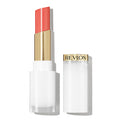 REVLON Super Lustrous Glass Shine Balm, Sheer Glossy Tinted Lip Balm, Hydrating Formula with Hyaluronic Acid, Aloe & Rose Quartz, 020 Glaring Red, 0.11 oz