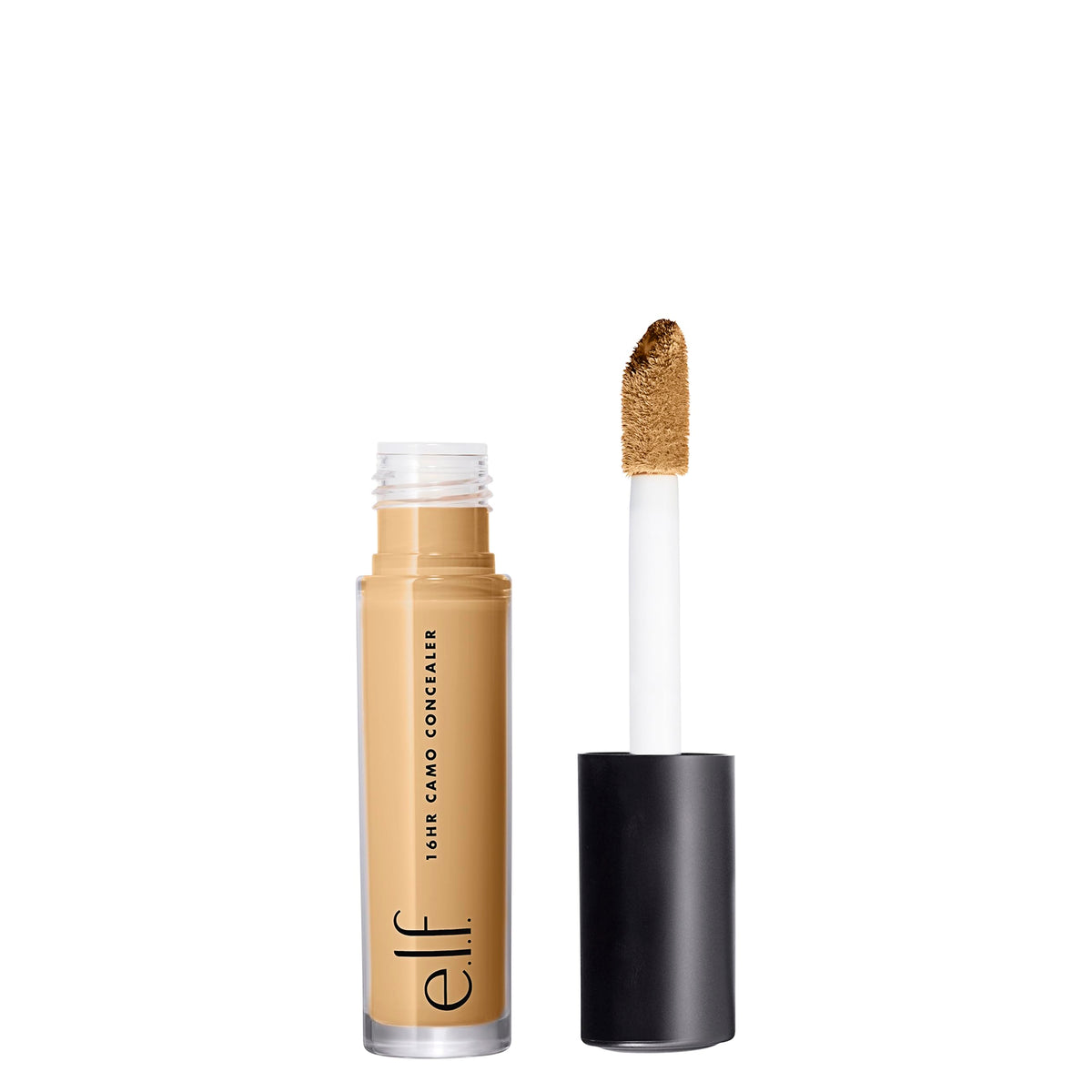e.l.f. 16HR Camo Concealer, Full Coverage, Matte Finish Under-Eye & Blemish Corrector, Hydrating Formula, 16-Hour Crease-Resistant Wear, Deep Chestnut