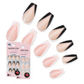 Dashing Diva Magic Press Nail Bundle - French Collection - Square Press On Nails - Day to Night & Homecoming - Long Lasting Gel - Lasts Up to 7 Days - 2 Sets
